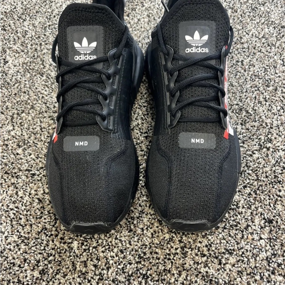 Adidas Shoes Black NMB_R1 V2 Core Sneakers Low Top Casual Boost H01589 Mens 10